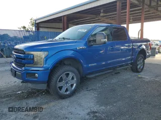 2018 Ford F-150 XL with VIN 1FTFW1E13JFD85763, listed as a Copart auction lot 61144735 with 73,271 mi miles and Salvage title. Bid and sale history available at DreamBid. Image 1.