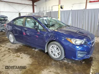 2018 Subaru Impreza Premium with VIN 4S3GKAB65J3621850, listed as a Copart auction lot 63196235 with 50,973 mi miles and Salvage title. Bid and sale history available at DreamBid. Image 4.