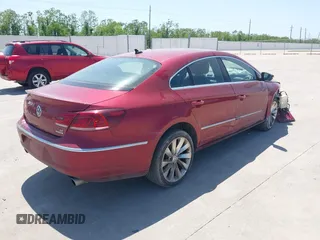 2013 Volkswagen CC VR6 Executive 4Motion with VIN WVWGU7AN9DE561506, listed as a IAAI auction lot 42008837 with 1 mi miles. Bid and sale history available at carsss.com. Image 4.