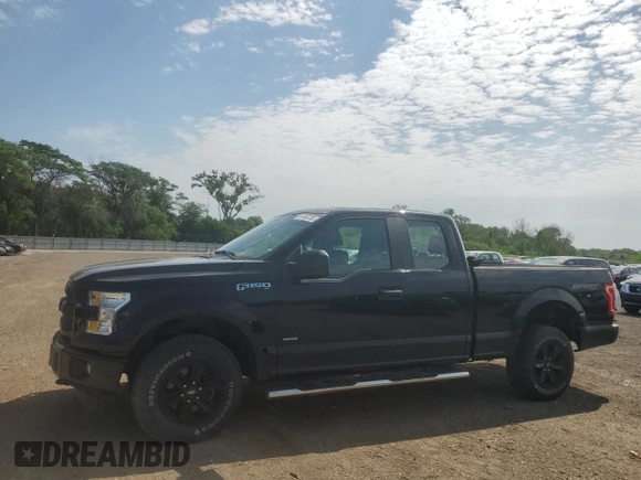2016 Ford F-150 XLT with VIN 1FTEX1EP6GKG05815, listed as a Copart auction lot 61665735 with 134,834 mi miles and Salvage title. Bid and sale history available at DreamBid. Image 1.