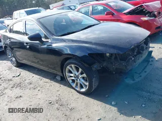 2014 Mazda 6 i Sport with VIN JM1GJ1U61E1147333, listed as a IAAI auction lot 41132080 with 156,936 mi miles. Bid and sale history available at carsss.com. Image 1.