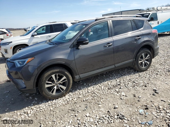 2016 Toyota RAV4 XLE with VIN 2T3RFREV6GW410094, listed as a Copart auction lot 50030555 with 111,610 mi miles and Salvage Title. Bid and sale history available at carsss.com. Image 1.