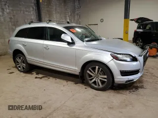 2012 Audi Q7 Prestige with VIN WA1VMAFE4CD000206, listed as a Copart auction lot 50737525 with Not provided miles and Salvage title. Bid and sale history available at DreamBid. Image 4.
