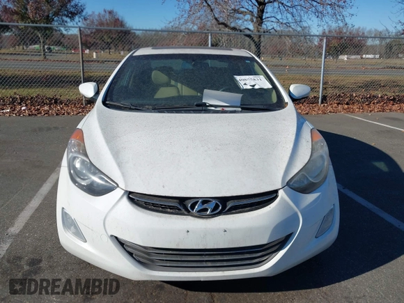 2013 Hyundai Elantra Limited with VIN 5NPDH4AEXDH229807, listed as a IAAI auction lot 40855831 with 97,280 mi miles and . Bid and sale history available at DreamBid. Image 6.