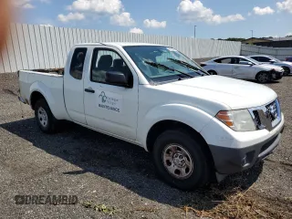 2014 Nissan Frontier S with VIN 1N6BD0CT7EN733222, listed as a Copart auction lot 61736345 with 82,691 mi miles and Salvage title. Bid and sale history available at DreamBid. Image 4.