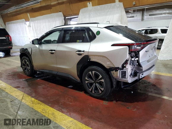 2023 Toyota bZ4X XLE with VIN JTMABACA0PA025591, listed as a Copart auction lot 53805205 with 47,238 mi miles and Salvage title. Bid and sale history available at DreamBid. Image 2.
