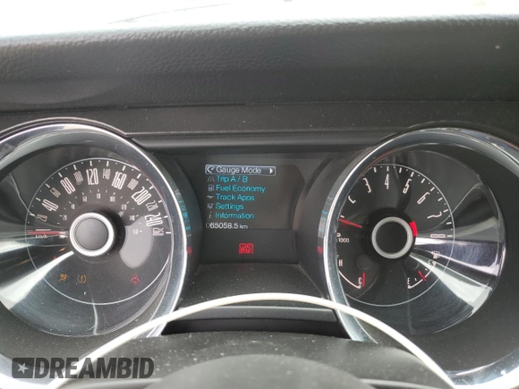 2014 Ford Mustang GT with VIN 1ZVBP8FF7E5208818, listed as a Copart auction lot 53796235 with 65,058 mi miles and Salvage title. Bid and sale history available at DreamBid. Image 9.