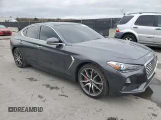 2020 Genesis G70 3.3T with VIN KMTG54LE8LU048052, listed as a Copart auction lot 88071305 with 42,502 mi miles and Salvage Title. Bid and sale history available at DreamBid. Image 4.