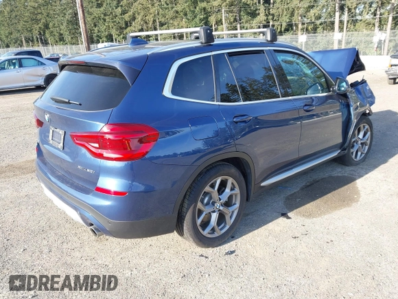 2020 BMW X3 xDrive30i with VIN 5UXTY5C04LLT35519, listed as a IAAI auction lot 42018934 with Not Provided miles and . Bid and sale history available at DreamBid. Image 4.