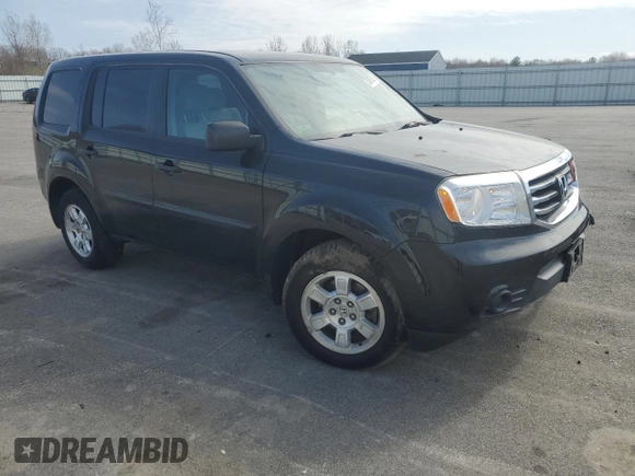 2014 Honda Pilot LX with VIN 5FNYF4H29EB015491, listed as a Copart auction lot 52495245 with 88,838 mi miles and Clean Title. Bid and sale history available at DreamBid. Image 4.