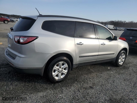 2015 Chevrolet Traverse LS with VIN 1GNKRFED9FJ248612, listed as a Copart auction lot 48367905 with 107,777 mi miles and Salvage Title. Bid and sale history available at carsss.com. Image 3.