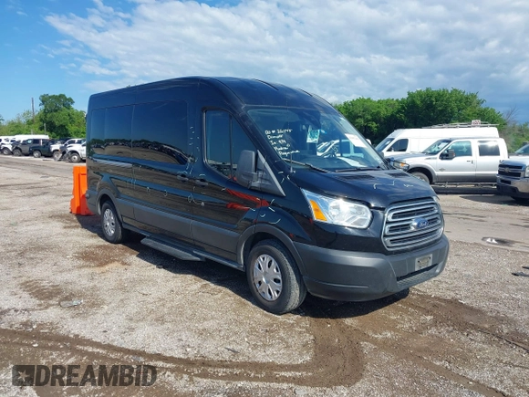 2019 Ford Transit Passenger XL with VIN 1FBZX2CM0KKA47375, listed as a IAAI auction lot 42087499 with 93,021 mi miles and . Bid and sale history available at DreamBid. Image 1.