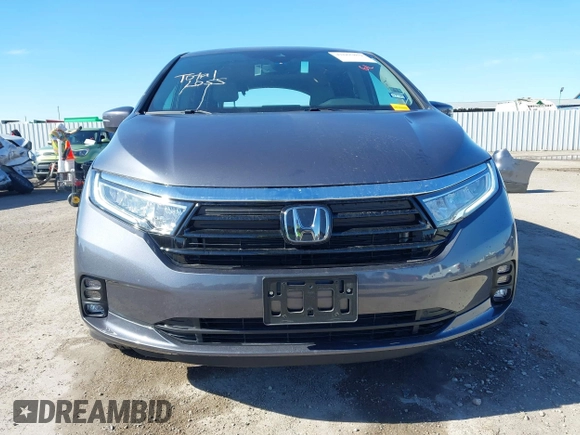 2024 Honda Odyssey EX-L with VIN 5FNRL6H63RB037259, listed as a IAAI auction lot 41665850 with 2,710 mi miles and . Bid and sale history available at DreamBid. Image 13.