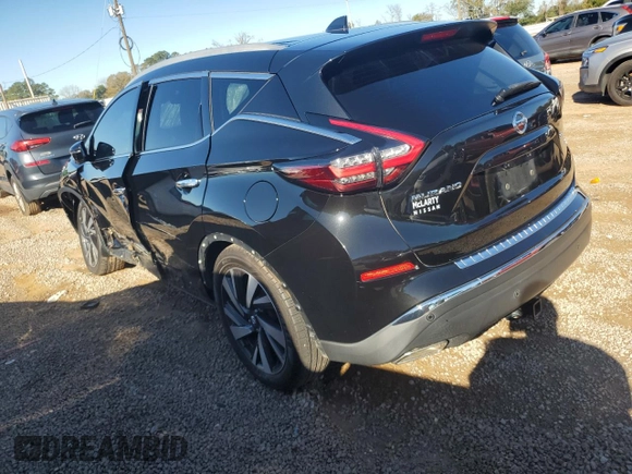 2022 Nissan Murano SL with VIN 5N1AZ2CJ6NC106867, listed as a Copart auction lot 86645794 with 72,472 mi miles and Salvage Title. Bid and sale history available at carsss.com. Image 2.