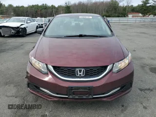 2014 Honda Civic Sedan LX with VIN 2HGFB2F5XEH500349, listed as a Copart auction lot 54086745 with 75,247 mi miles and Salvage Title. Bid and sale history available at carsss.com. Image 5.
