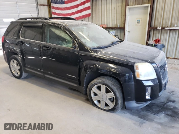 2010 GMC Terrain SLE-2 with VIN 2CTFLDEY9A6361974, listed as a Copart auction lot 60208184 with 168,410 mi miles and Salvage Title. Bid and sale history available at carsss.com. Image 4.