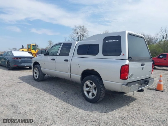 2008 Dodge Ram 1500 SLT with VIN 1D7HU18N18S574013, listed as a IAAI auction lot 42073938 with 143,365 mi miles. Bid and sale history available at carsss.com. Image 3.
