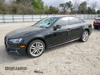 2017 Audi A4 Premium with VIN WAUDNAF40HN047611, listed as a Copart auction lot 50357235 with 49,984 mi miles and Salvage title. Bid and sale history available at DreamBid. Image 1.