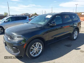 2024 Dodge Durango GT with VIN 1C4RDJDG9RC207328, listed as a IAAI auction lot 42019026 with 28,350 mi miles and . Bid and sale history available at carsss.com. Image 2.