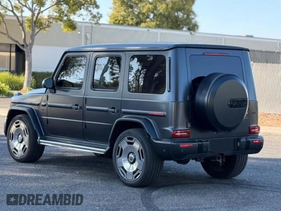 2021 Mercedes-Benz G 63 AMG with VIN W1NYC7HJXMX397464, listed as a Copart auction lot 76418314 with 19,811 mi miles and Salvage Title. Bid and sale history available at DreamBid. Image 3.