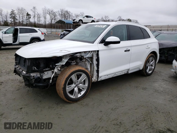 2018 Audi Q5 Premium Plus with VIN WA1BNAFY5J2003649, listed as a Copart auction lot 66084292 with 72,292 mi miles. Bid and sale history available at carsss.com. Image 1.
