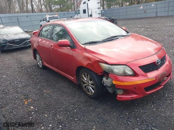 2010 Toyota Corolla with VIN 2T1BU4EEXAC249812, listed as a IAAI auction lot 41928638 with 282,800 mi miles. Bid and sale history available at carsss.com. Image 1.