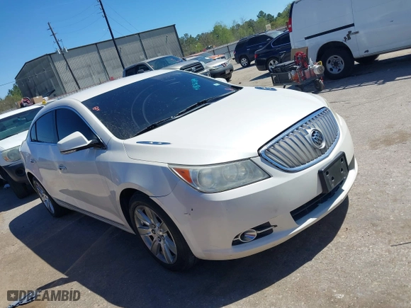 2012 Buick LaCrosse Leather with VIN 1G4GC5E37CF315557, listed as a IAAI auction lot 41852384 with 136,361 mi miles. Bid and sale history available at carsss.com. Image 1.