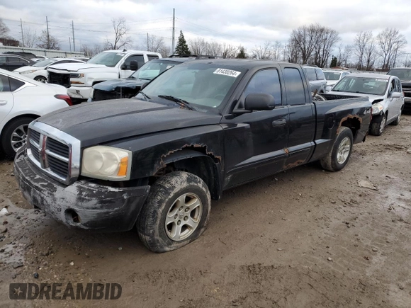 2005 Dodge Dakota SLT with VIN 1D7HW42N95S204993, listed as a Copart auction lot 81430264 with 205,534 mi miles and Clean Title. Bid and sale history available at DreamBid. Image 1.