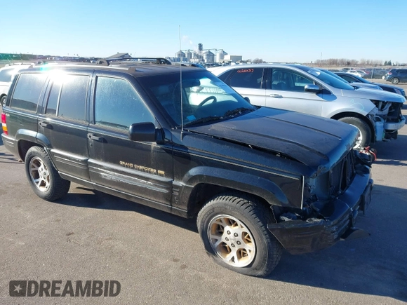 1996 Jeep Grand Cherokee Limited with VIN 1J4GZ78S5TC196338, listed as a IAAI auction lot 41199541 with Not provided miles and . Bid and sale history available at DreamBid. Image 1.