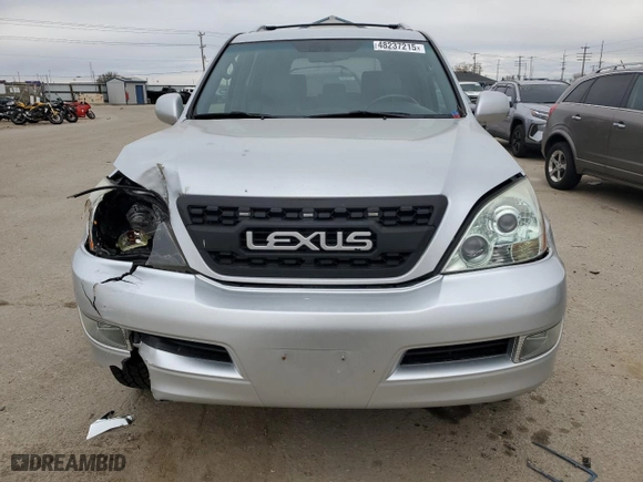 2007 Lexus GX 470 with VIN JTJBT20X970131797, listed as a Copart auction lot 48237215 with 110,740 mi miles and Salvage Title. Bid and sale history available at carsss.com. Image 5.