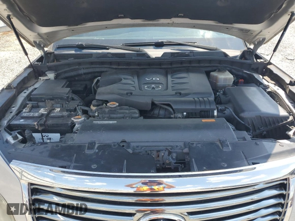 2012 Infiniti QX56 7-passenger with VIN JN8AZ2NE1C9016805, listed as a Copart auction lot 62344665 with 234,231 mi miles and Clean title. Bid and sale history available at DreamBid. Image 12.