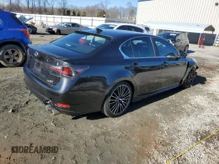 2016 Lexus GS F F with VIN JTHBP1BL5GA000497, listed as a Copart auction lot 87638915 with 43,939 mi miles and Salvage Title. Bid and sale history available at DreamBid. Image 3.