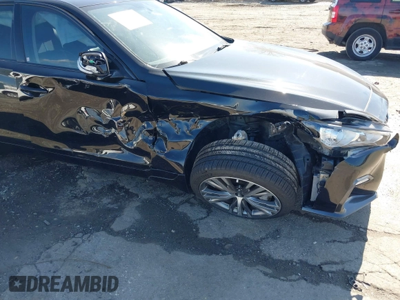 2018 Infiniti Q50 3.0t LUXE with VIN JN1EV7AP1JM355865, listed as a IAAI auction lot 41863684 with 84,336 mi miles. Bid and sale history available at carsss.com. Image 6.