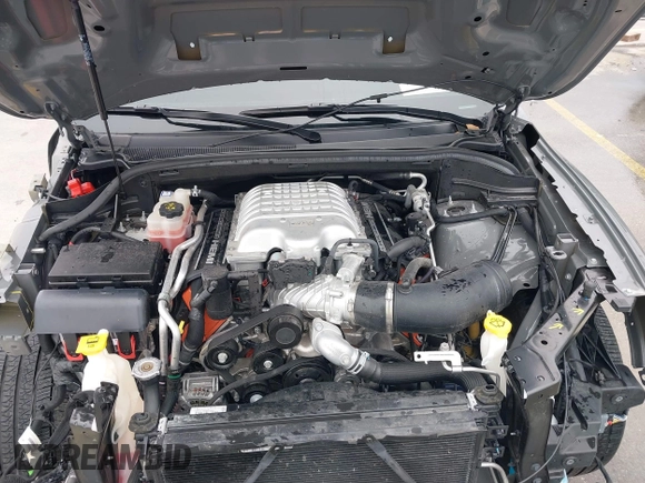 2021 Dodge Durango SRT Hellcat with VIN 1C4SDJH92MC605759, listed as a IAAI auction lot 41639174 with 4,800 mi miles and . Bid and sale history available at DreamBid. Image 10.