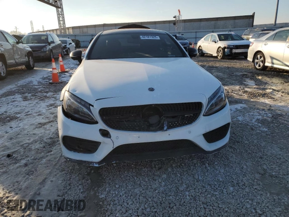2018 Mercedes-Benz C 43 AMG with VIN WDDWJ6EB2JF647251, listed as a Copart auction lot 42181325 with 93,813 mi miles and Clean Title. Bid and sale history available at carsss.com. Image 5.