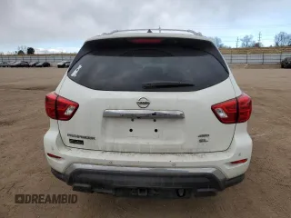 2017 Nissan Pathfinder SL with VIN 5N1DR2MM9HC672824, listed as a Copart auction lot 46905065 with 96,018 mi miles and Salvage Title. Bid and sale history available at carsss.com. Image 6.