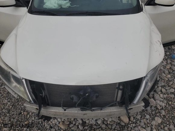 2015 Nissan Pathfinder Platinum with VIN 5N1AR2MMXFC640254, listed as a Copart auction lot 46470045 with 0 mi miles and Salvage Title. Bid and sale history available at carsss.com. Image 12.