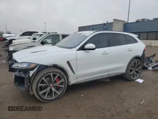 2020 Jaguar F-Pace SVR with VIN SADCZ2EE0LA617498, listed as a Copart auction lot 86332474 with 72,521 mi miles and Clean Title. Bid and sale history available at DreamBid. Image 1.