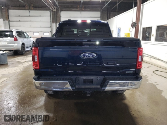 2023 Ford F-150 XL with VIN 1FTEW1EP5PFB04068, listed as a Copart auction lot 57957125 with 40,809 mi miles and Salvage title. Bid and sale history available at DreamBid. Image 6.