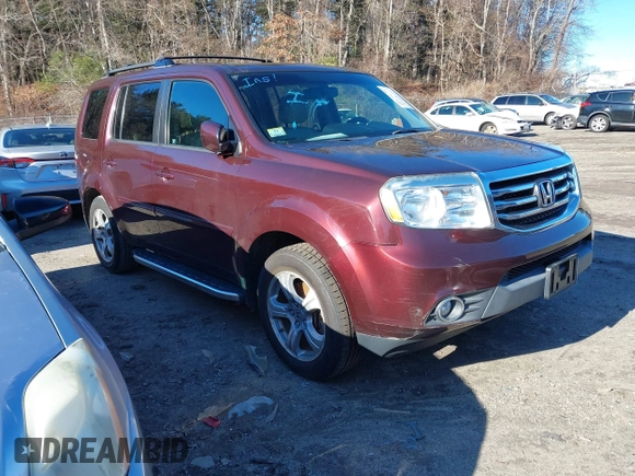 2012 Honda Pilot EX-L z VIN 5FNYF4H59CB055612, wystawiony jako IAAI lot #41177551 z przebiegiem 158 672 mil mil oraz . Historia ofert i sprzedaży dostępna na DreamBid. Obrazek 1.