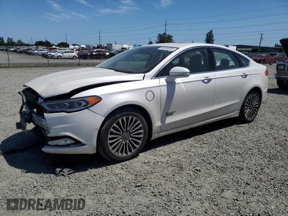 2017 Ford Fusion Titanium with VIN 3FA6P0SU6HR414181, listed as a Copart auction lot 59240095 with 57,224 mi miles and Salvage title. Bid and sale history available at DreamBid. Image 1.