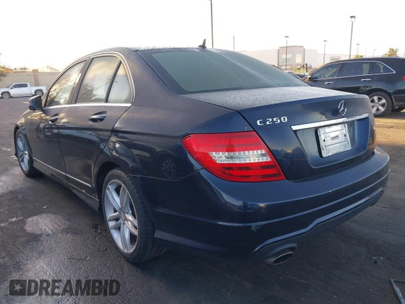 2013 Mercedes-Benz C 250 Sport with VIN WDDGF4HB6DR269976, listed as a IAAI auction lot 41841885 with 83,778 mi miles and . Bid and sale history available at carsss.com. Image 3.