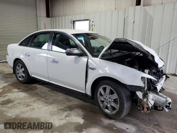 2008 Ford Taurus Limited with VIN 1FAHP25W68G137797, listed as a Copart auction lot 51628665 with 141,125 mi miles and Salvage Title. Bid and sale history available at DreamBid. Image 4.