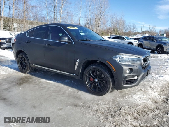 2016 BMW X6 xDrive50i z VIN 5UXKU6C55G0R34428, wystawiony jako Copart lot #46083635 z przebiegiem 138 848 mil mil oraz Czysty tytuł • Clean title. Historia ofert i sprzedaży dostępna na DreamBid. Obrazek 4.
