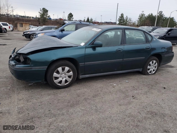 2000 Chevrolet Impala with VIN 2G1WF55E5Y9141442, listed as a Copart auction lot 87731805 with 0 mi miles and Salvage Title. Bid and sale history available at carsss.com. Image 1.