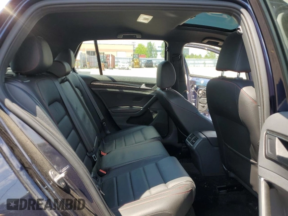 2017 Volkswagen Golf GTI S with VIN 3VW4T7AU9HM052039, listed as a Copart auction lot 60202614 with 103,626 mi miles and Salvage Title. Bid and sale history available at carsss.com. Image 10.