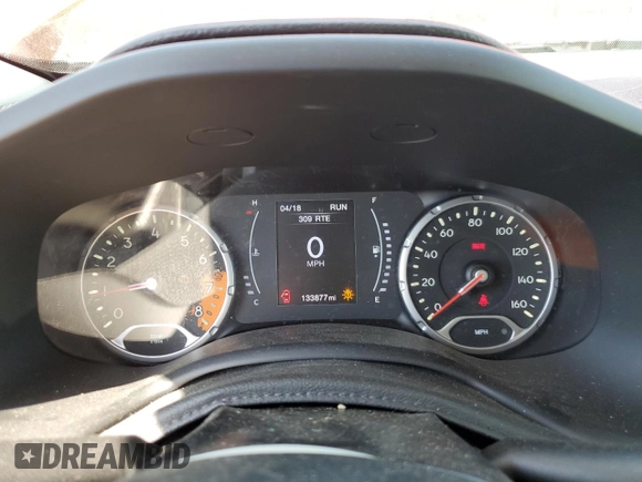 2017 Jeep Renegade Sport with VIN ZACCJAAH1HPF17141, listed as a Copart auction lot 53428695 with 133,877 mi miles and Salvage title. Bid and sale history available at DreamBid. Image 9.
