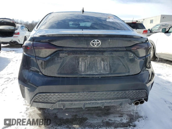 2022 Toyota Corolla SE with VIN 5YFB4MBE7NP099961, listed as a Copart auction lot 45344955 with Not Provided miles and Salvage Title. Bid and sale history available at DreamBid. Image 6.