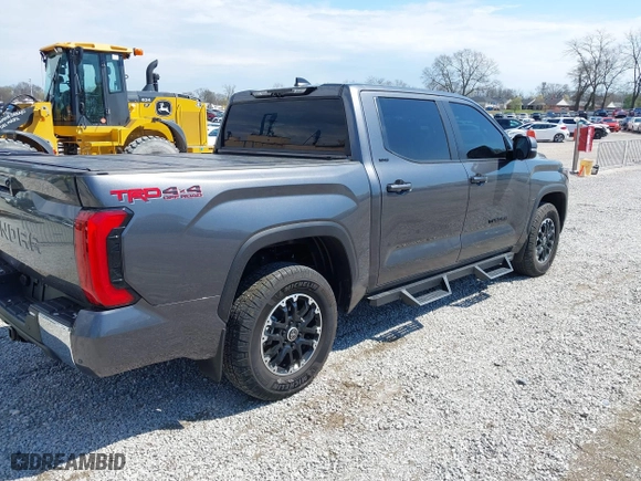 2024 Toyota Tundra 4WD SR5 with VIN 5TFLA5DB6RX177580, listed as a IAAI auction lot 41874283 with 6,880 mi miles. Bid and sale history available at carsss.com. Image 4.