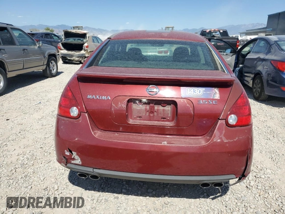 2007 Nissan Maxima SE с VIN 1N4BA41E97C813584, выставлен на аукционе Copart как лот 61489715 с пробегом 149 488 миль миль и Списание • Salvage title. История ставок и продаж доступна на DreamBid. Изображение 6.